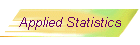 Applied Statistics